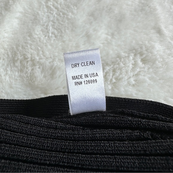 Cushnie Et Ochs Tie Waist Cropped Black Turtleneck Wrap Sweater XS - Picture 11 of 11